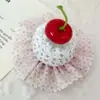 Accesorios para el Cabello Dulces y Lindos para Niños Fiesta de Cumpleaños Pastel Cereza Diadema Sombrero Salida Fiesta Foto Pasador Al por Mayor