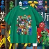 Camiseta de manga curta Pizzy& # 39;s Parlor Susie's Restaurant para meninos, blusa de verão para crianças mais velhas, tendência de meia manga