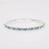 Pulseira de strass versátil pulseira de senso avançado pulseira de diamante atacado pulseira elástica totalmente cravejada de diamantes pulseira de strass de 4 fileiras pulseira feminina