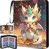 Álbum de Tarjetas Pequeño de 9 Ranuras Transfronterizo, Popular Álbum de Tarjetas de Pokémon Coreano, Portatarjetas de PU, Álbum de Almacenamiento de Tarjetas de Juego, Tarjetas Pequeñas
