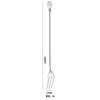 Cuchara de acero inoxidable, cuchara de café de diamante de cristal, cuchara para mezclar de mango largo, tenedor para fruta, cuchara de postre, tenedor para cóctel, cuchara para hielo