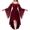 2026 Amazon AliExpress Novo Vestido Longo com Alça de Bruxa de Halloween 10 Cores Grande Estoque Disponível
