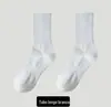 Meias Pretas e Brancas Cinzas de Algodão de Fibra Longa de Xinjiang, Meias Curtas para Outono e Inverno, Respiráveis, Absorventes de Suor, Resistentes a Odores, Meias de Algodão para Homens e Mulheres, Curtas, Médias e Longas