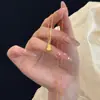Viral en Xiaohongshu Nuevo Collar Fu Lu Granizado Estilo Chino para Mujer Cadena para Clavícula de Lujo Ligero Sensación de Alta Gama Temperamento Moda Versátil