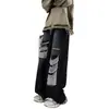 Jeans rotos de primavera y otoño para hombre, marca casual de moda, estilo japonés, geniales y elegantes, lavados, retro, moda urbana, moda americana, pantalones versátiles