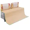 08 Esteira de Bambu Individual para Uso Doméstico, Esteira de Dormitório, Esteira de Estudante, 12 Esteiras de Bambu, Esteira de Rattan, Cama de Solteiro, Verão