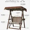 Columpio Exterior Silla Mecedora de Patio Balcón Hierro Silla Colgante Individual y Doble Techo de Tela Cesta Colgante Jardín Interior y Exterior Hamaca de Ocio