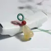 Acessórios de Pulseira e Colar com Pingente de Agata Natural e Cuia Tecidos à Mão Acessórios DIY Atacado em Estoque