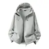 Chaqueta Softshell Funcional Cálida Cortavientos Transpirable Cómoda Ropa Exterior para Montañismo al Aire Libre para Hombre