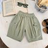 8314 Shorts para Niños Verano 2026 Pantalones Nuevos para Niños Ropa de Verano Pantalones de Cinco Puntos Estilo de Verano para Niños Pantalones Casuales para Bebé
