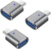 Adaptador OTG tipo C para USB3.1 telefone celular carro U disco conversor adaptador de três lâmpadas para Apple 16