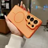 Adecuado para Samsung S26 Ultra, con una ventana grande y adsorción magnética, esta funda de teléfono también es compatible con el S25 Plus y proporciona protección completa contra caídas e impactos para el A57