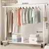 Novo cabideiro de chão estilo minimalista, cabideiro móvel para quarto, dormitório, varanda, varal vertical simples atacado