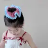 Elástico de Cabelo Infantil Xadrez Francês Elástico de Cabelo para Meninas Elástico de Cabelo que Não Machuca Cabelo Elástico de Cabelo Bola Acessórios de Cabelo