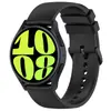 Adecuado para correa Samsung Galaxy Watch6 20/22mm cola redonda cabeza plana silicona reloj estilo deportivo correa de repuesto
