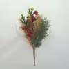 Fruta de la Fortuna Fruta Roja Transfronteriza Esquejes Decoración para Casa Nueva Inauguración Piña Cono de Pino Ramo Navideño
