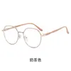 Gafas de Marco Redondo Nuevas Moda Taizhou 2025 Ligeras de Metal para Mujer al por Mayor Gafas para Visión Ultra Cercana Luz Azul Anti-Azul