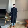 Cárdigan de diseño suelto para otoño e invierno de comercio exterior, elegante, grueso, suéter largo versátil, estilo casual