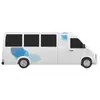 Fábrica de Pekín Pegatinas Personalizadas para Autobuses para Publicidad, Protección Solar, Duraderas, Extraíbles Pegamento Negro y Pegamento Blanco Pegatinas Reflectantes para Coche con Impresión de Inyección de Tinta