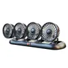 Ventilador de coche 24V camión grande 12V voltios coche minivan refrigeración potente doble cabezal USB ventilador eléctrico de coche