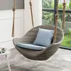 Cesta colgante para el hogar Silla de ratán Silla colgante para balcón interior Silla mecedora Silla cuna de celebridad de internet Hamaca para persona perezosa en el patio Silla mecedora exterior