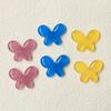 Ins Coreia do Sul mesma geléia uva arco roxo diy resina brincos bonitos acessórios para cabelo capa de telefone material atacado