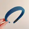 Pente de Cabelo com Laço de Bolinhas em Cetim Suave Estilo Coreano, Faixa de Cabeça para Mulheres, Grampo de Cabelo de Moda de Luxo de Alta Qualidade, Faixa de Cabeça com Coroa Alta