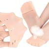 Protetores de Dedo para Sapatilhas de Ballet, Almofadas de Dedo Anti-Atrito, Almofadas Meio Número Macias e Altamente Elásticas para a Parte da Frente do Pé