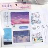 Adesivos Decorativos Amantes de Letras Série Romance da Vida Ins Transparente Menina Fofa Decoração Diária 6