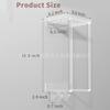 Prateleira de Toalha para Lavatório de Acrílico Transparente Personalizada Simples de Plexiglass Montada na Parede Dobrável Rack de Exibição para Toalhas de Banho