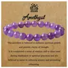Pulsera de Cristal Obsidiana Rosa Morada Pulsera de Ágata Turquesa Africana Ágata Roja Natural Más Vendida en Amazon