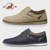 Zapatos Gorilla Zapatos para Hombre 2026 Otoño Nuevos Transpirables Piel Genuina Slip-On Estilo Británico para Hombre Zapatos de Cuero Casuales para Hombre
