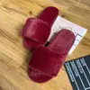 Factura Especial Venta Directa del Fabricante Pantuflas Peludas Planas Chanclas Suela Pequeña Piel de Conejo Talla Grande Comercio Exterior Comercio Electrónico Transfronterizo Suministro