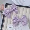 Pequeños Accesorios de Lazo de Tela Estilo Chanel, Piezas Versátiles de Joyería DIY para Niños, Accesorios de Ropa Color Sólido Hechos a Mano