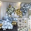 Kit de guirlanda de balões marrons pacote de balões para exportação decoração de festa de aniversário layout de casamento construção de cena