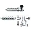 Pedales Modificados para Motocicleta al por Mayor Adecuados para Pedales Harley Nuevos Soportes de Pedal de Aleación de Aluminio