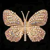 Accesorios Creativos y Exquisitos para Joyería DIY de Mariposas Placa Floral Hebilla Funda para Teléfono Móvil Pegatina de Belleza Material de Diamante Aleación Accesorios para el Cabello de Diamante