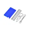 Cuchillo multiusos de acero inoxidable directo de fábrica, cuchillo para comer al aire libre, combinación de cuchillo y tenedor para acampar y barbacoa, vajilla portátil en stock