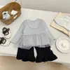 Pantalones Elegantes para Bebé Niña Primavera y Otoño Estilo Coreano Casual Versátil para Niños Leggings Infantiles de Moda Pantalones Acampanados Atuendo de Primavera