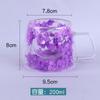 Taza de vidrio de borosilicato alto de doble capa con flores estilo ins, alto valor de color, creativa para flores secas, taza de café, taza para leche o jugo