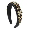 Moda Coreana, Frescos y Versátiles, Accesorios de Flor de Perla Incrustada con Diamantes, Diadema para Mujer, Moderna y Elegante, Accesorios para el Cabello de Gama Alta para Damas