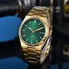 Nuevo Reloj de Cuarzo para Hombre 2023 Tianjia Moda Deportiva Casual Volante Grande Día Correa de Acero Alta Calidad