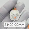 Bolinha de Arroz de Sushi Cachorro Cartoon Comida Japonesa Comida Artificial Criativa Pingente Chaveiro Pingente Brincos Acessórios Presente DIY