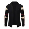 Cárdigan de Punto para Hombre de Venta Caliente Transfronterizo, Prendas de Punto Versátiles Cómodas de Diseño de Moda, Chaqueta Top, Estilo de Hombre a la Moda