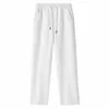 Suministro Directo Transfronterizo 420g Más Terciopelo Algodón Hua Pantalones de Chándal Dobladillo Abierto para Hombre 2026 Otoño/Invierno Nuevos Pantalones de Chándal Deportivos Holgados