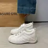 Zapatillas Modernas con Diseño de Cordones Estilo Ballet, Zapatos Casuales sin Cordones con Aumento Oculto de Altura, Estilo de Nicho con Banda Elástica