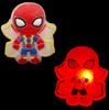 Criativo Homem-Aranha Led Embutido Flash Flor de Sapato Fivela de Sapato Removível Furo Acessórios de Sapato Fivela Decorativa Atacado