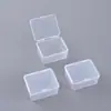 Caja de plástico transparente para empaque de productos pequeños, juguetes, joyería, aretes, accesorios de ferretería, componentes y caja de almacenamiento para cuentas