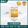 Todo cobre engrosado doble diámetro exterior cable directo 6 puntos a 4 puntos rosca exterior junta para tubo de agua de grifo 1 pulgada junta de tubo cien batallas