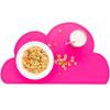 Yunduo Jogo Americano Jardim de Infância Bebê Aluno do Ensino Fundamental Jogo Americano Antiderramamento Cor Macron de Grau Alimentício Jogo Americano de Silicone Platina